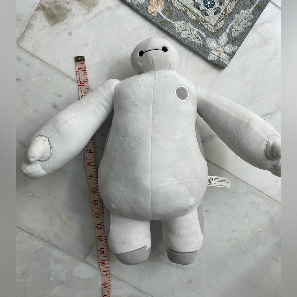 Disney Baymax White and Gray Plush Robot, 16 inches